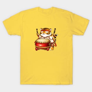 Cute CNY Year of the Tiger Drumer T-Shirt